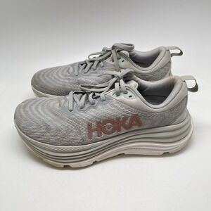 Hoka One One Sneakers Womens 10 D Gaviota 5 1134270‎ HMRG Gray Running Gym Shoes